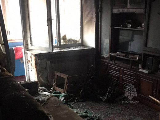 В Кинешме на пожаре погиб 85-летний мужчина